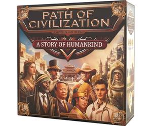 Asmodee Captain Games Path of Civilization - Juegos de Mesa - Juegos de Mesa - Juegos de Desarrollo - A Partir de 14 años - 1 a 5 Jugadores - Versión Francesa