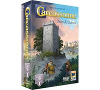 Asmodee - Carcasonne Extension 4: Tours & Ladrones - Hans im Glück - Extensión Estratégica Juego de Mesa - 2 a 6 Jugadores - a Partir de 7 años - 55 min - Versión Francesa