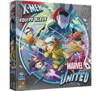 Asmodee Cmon Marvel United - X-Men - Equipo Azul - Juegos de Mesa - Juegos de Cartas - Juego cooperativo - Juego para Adultos y niños a Partir de 14 años - 1 a 4 Jugadores - Versión Francesa