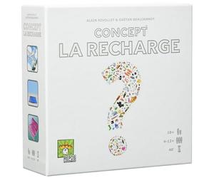 ASMODEE - Concept la recharge - Jeu de societe | Para niños a partir de 10 años - 990 propuestas inéditas - Juego de mesa de 4 a 12 jugadores - 40 min - en francés - Descanso