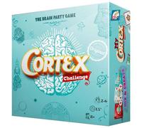 Asmodee Cortex Challenge Juego de Mesa, Juego de Agilidad Visual y Memoria para 6 Jugadores con 90 Cartas y 6 Puzzles-Cerebro