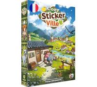 Asmodee Cozy Stickerville - Unexpected Games - Juego narrativo cooperativo Legacy a Partir de 8 años - Personalizable - Versión en francés