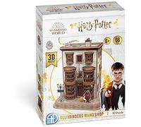 Asmodee CubicFun, Harry Potter Tienda Ollivander, Fabricantes de Palillos, Juego de construcción, Puzzle 3D, 66 Piezas, A Partir de 8 años HPP51069