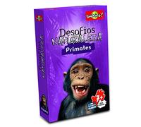 Asmodee - Bioviva- Juego de cartas Desafíos Naturaleza Primates (Asmodee 309) , color/modelo surtido