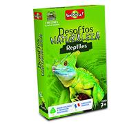 Asmodee - Bioviva- Juego de cartas Desafíos Naturaleza Reptiles (Asmodee 308) , color/modelo surtido