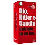 Asmodee - Dios, Hitler y Gandhi entran en un Bar, Juego de Mesa, Juego de Fiesta, Juego de Cartas, a Partir de 14 años, 3+ Jugadores, 45 min, edición en Italiano