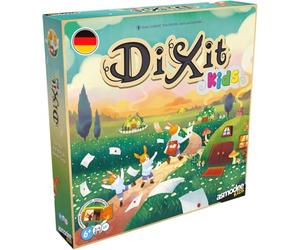 Asmodee, Dixit Kids - Juego de niños cooperativos, alemán | Adaptación adecuada para niños del juego de culto Dixit para 3-6 jugadores, 25 minutos, fantástico juego de narración y