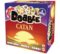 Asmodee Dobble Catan - Juego de Cartas - Juego de Cartas Infantil de Acción y Reflejos para Adultos y Niños - De 2 a 8 Jugadores - 15 Minutos por Partida - En Español y Portugués