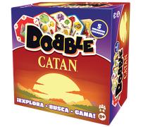 Asmodee Dobble Catan, Juego de Mesa de Observación y Velocidad con Símbolos del Mundo de Catan, A Partir de 6 Años, De 2 a 8 Jugadores, 15 Minutos por Partida, Edición en Español y Portugués