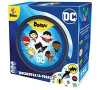 Asmodee- Dobble DC Universe | Juego de Cartas de Observación y Velocidad para Niños y Adultos | Juego de Mesa | 15 Minutos de Juego, A Partir de 6 años, 2-8 Jugadores