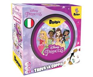 Asmodee - Dobble Disney Princess, juego de mesa, edición en Italiano (8254) | Juego de mesa rápido y divertido en versión de viaje - 2-8 jugadores - 4+ años - 15 minutos - Edición italiana