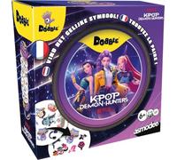 Asmodee - Dobble K-Pop Demon Hunters - Juego de observación y reflejo - Universo de animación de Netflix - Juego Familia - Edad 6+ - 2-8 jugadores - Versión francesa y holandesa