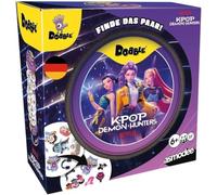 Asmodee, Dobble KPOP Demon Hunters, versión DE, Juego Familiar para 2-8 Jugadores a Partir de 6 años, Juego de reacción rápida con 15 Minutos de Tiempo de Juego por Partida
