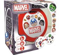 Asmodee Dobble Marvel Emoji, Juego de Mesa de Observación y Velocidad con Superhéroes y Villanos en Estilo Emoji, A Partir de 6 Años, De 2 a 8 Jugadores, 15 Minutos por Partida, Español