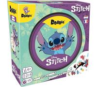 Asmodee DOBBLE - Stitch - Juegos de Mesa - Juego de Cartas, Velocidad y observación - Juego de Familia y niños a Partir de 6 años - 2 a 8 Jugadores - Versión Francesa y Holandesa