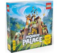 Asmodee Dotted Games - Monkey Palace: Un Juego de Mesa de Lego - Construye Tu Camino hacia La Victoria Pieza A Pieza Juego Divertido para Familias