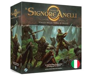 Asmodee, El Señor de los Anillos: Viajes a la Tierra Media, Juego de Mesa con aplicación, 1-5 Jugadores, 14+ años, edición en Italiano