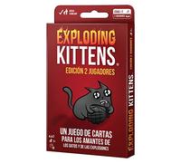 Asmodee Exploding Kittens Edición 2 Jugadores, Juego de Cartas | Para los Amantes de los Gatos y Las Explosiones, A Partir de 7 Años, 2 Jugadores, 10 Minutos por Partida, Español