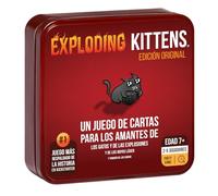 Asmodee Exploding Kittens Original Caja Metálica, Juego de Cartas, A Partir de 7 Años, De 2 a 5 Jugadores, 15 Minutos por Partida, Español