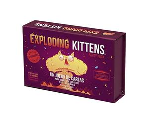 Asmodee Exploding Kittens Party Pack, Juego de Cartas de Estrategia | Estilo Ruleta Rusa para Fiestas y Grupos Grandes, A Partir de 7 Años, De 2 a 10 Jugadores, 15 Minutos por Partida, Español