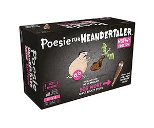 Asmodee Exploding Kittens, Poesía para Neandertales NSFW Edition, Juego de Fiesta, Juego de Cartas, 2 Jugadores, a Partir de 18 años, 15 Minutos, alemán, Multicolor, Multicolor