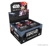 Asmodee FFG Star Wars Unlimited Juego De Cartas Coleccionables Cenizas del Imperio, 24 Sobres de 16 Cartas, TCG a Partir de 12 Años, para 2 Jugadores, Español