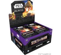 Asmodee FFG Star Wars: Unlimited - Juego de Cartas coleccionables, Secretos del Poder, Caja de 24 Boosters, para Adultos y niños, a Partir de 12 años, 2+ Jugadores, versión Francesa