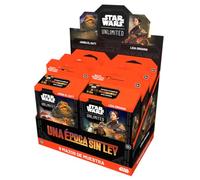 Asmodee FFG Star Wars Unlimited Juego De Cartas Coleccionables Una Epoca sin Ley - Display de 6 Mazos de Muestra : Leia Organa y Jabba el Hutt - A Partir de 12 años, 2+ Jugadores - Versión española