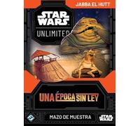 Asmodee FFG Star Wars Unlimited Juego De Cartas Coleccionables Una Epoca sin Ley - Mazo de Muestra Jabba el Hutt - Cartas exclusivas - A Partir de 12 años, 2+ Jugadores - Versión española
