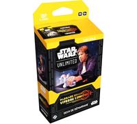 Asmodee - FFG - Star Wars Unlimited: Paso a Velocidad de luz - Deck de Inicio Han Solo - Juego de Cartas coleccionables - Cartas exclusivas - a Partir de 12 años, 2+ Jugadores - Versión Francesa