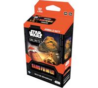 Asmodee - FFG - Star Wars: Unlimited sin fe ni Ley - Deck de Inicio Jabba Le Hutt - Juego de Cartas coleccionables - Cartas exclusivas - A Partir de 12 años, 2+ Jugadores - Versión Francesa