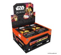 Asmodee - FFG - Star Wars: Unlimited Trading Card Game - Tiempos sin Ley - Booster Display (24 Booster Packs), TCG para niños y Adultos, Edad 12+, 2 Jugadores, 20 Minutos, alemán
