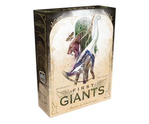 Asmodee, First Giants, versión DE, Juego Familiar con fósiles para 2-5 Jugadores a Partir de 10 años, un Museo de los Gigantes Antiguos con 30 Minutos de Tiempo de escupido por Partida