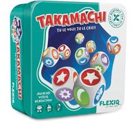 Asmodee FlexiQ Takamachi - Juegos de Mesa - Juegos de Ambiente y observación - Juego de Familia y niños a Partir de 5 años - 2 a 4 Jugadores - Versión Francesa