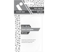 Asmodee, Fundas para tarjetas (63,5 x 88 mm) Classic Card Game", 100 unidades