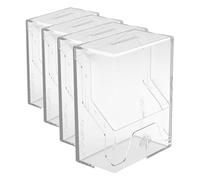 Asmodee Gamegenic | Bastion 50+ Clear | Caja para Mazos | (Paquete de 4)