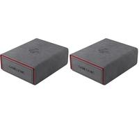 Asmodee Gamegenic Token Keep Gray/Red - Caja para Fichas (Paquete de 2)