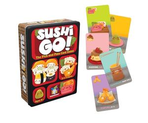 Asmodée Gamewright, Sushi Go Game, Card Game, Ages 8+, 2-5 Players, 15 Minutes Playing Time