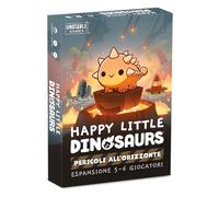 Asmodee: Happy Little Dinosaurs: Peligros en el Horizonte, 8+ Años, 2-6 Jugadores, Edición en Italiano