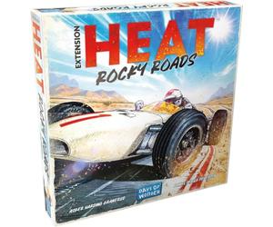 Asmodee - Heat: Rocky Roads - Days of Wonder - Extensión de Juego de Carreras estratégicas - 2 nuevos circuitos Sudáfrica y Alemania - a Partir de 10 años - Versión Francesa
