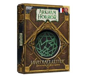 Asmodee - Horror A Arkham - Lovecraft Letter - Juego de Cartas basado en Love Letter - Juego de Estrategia y deducción para Adultos Desde 14 años - 2 a 6 Jugadores - 30 a 45 m - en francés - Z-Man