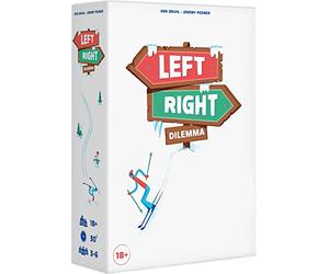 Asmodee Left Right Dilemma - Juego de Cartas para Adultos - Dilemas Andados, Adivina Las respuestas de Tus compañeros - Juego de Ambiente Cooperativo - 3 a 6 Jugadores - 30 Min- Versión Española