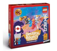 Asmodee Lego Ninjago: Destiny's Bounty Adventures! Juego de Mesa Oficial Lego Ninjago. Juego de Aventura cooperativa para Toda la Familia, 30 Minutos, 2 a 4 Jugadores, a Partir de 8 Años, Francés