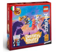 Asmodee - Lego Ninjago: DESTINY'S Bounty Adventures! - Juego Lego Ninjago | Juego de mesa cooperativo de aventura para toda la familia - 2-4 jugadores - 8+ años - 30 minutos - Edición italiana