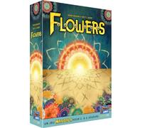 Asmodee Lookout Games Flowers: A Mandala Game - Juegos de Mesa - Juego de niños, Adultos y Familia - A Partir de 10 años - 2 a 4 Jugadores - 20 a 30 min - Versión Francesa