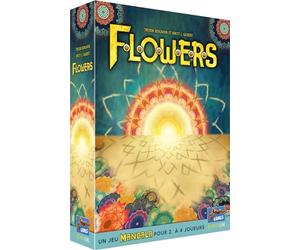 Asmodee Lookout Games Flowers: A Mandala Game - Juegos de Mesa - Juego de niños, Adultos y Familia - A Partir de 10 años - 2 a 4 Jugadores - 20 a 30 min - Versión Francesa