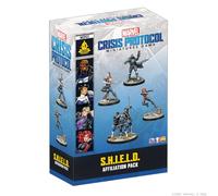 Asmodee, Marvel: Crisis Protocol - S.H.I.E.L.D., Affiliation Pack, versión EN, expansión de Mesa para 2 Jugadores Ages 14+ con un Tiempo de reproducción de 90-120 Minutos, multilingüe