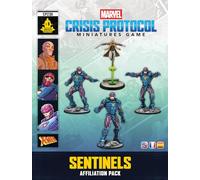 Asmodee Marvel Crisis Protocol: Sentinels Affiliation Pack, Expansión, Juego de Miniaturas, A Partir de 14 Años, para 2 Jugadores, 90 por Partida, Español/Inglés/Francés