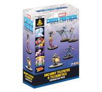 Asmodee Marvel Crisis Protocol Uncanny Telepaths & Telekinetics | Expansión de Miniaturas con Profesor X, Jean Grey, Emma Frost y Mariposa Mental, De 2 o Más Jugadores, 14+ Años