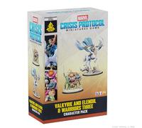 Asmodee, Marvel: Crisis Protocol - Valkyrie and Elendil & Warriors Three, Character Pack, versión EN, expansión de mesa para 2 jugadores de la edad 14 con un tiempo de reproducción de 90 - 120 minutos